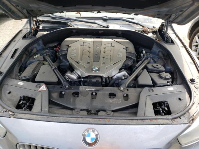 WBASN4C52BC209795 - 2011 BMW 550 GT SILVER photo 11