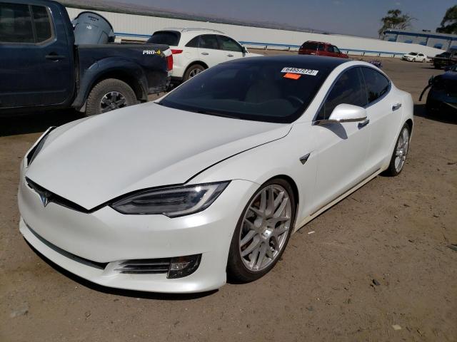5YJSA1E22LF415123 - 2020 TESLA MODEL S Սպիտակ լուսանկար 1