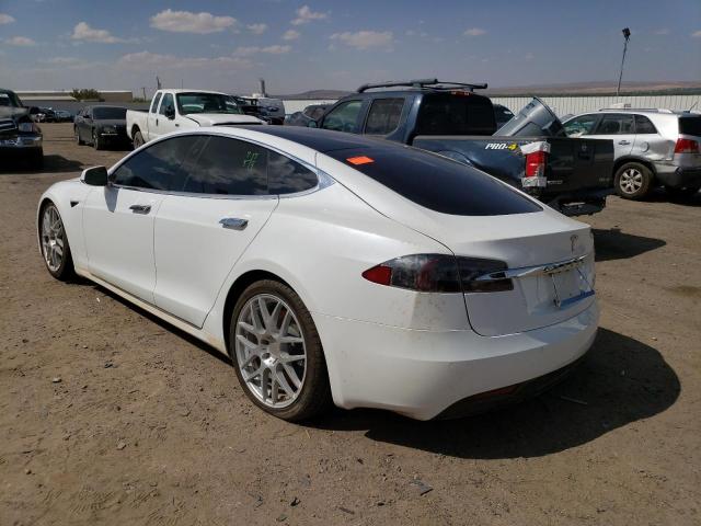 5YJSA1E22LF415123 - 2020 TESLA MODEL S Սպիտակ լուսանկար 2