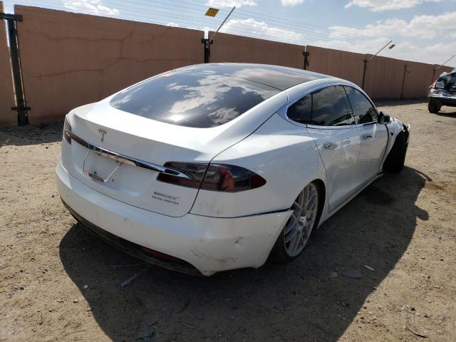 5YJSA1E22LF415123 - 2020 TESLA MODEL S Սպիտակ լուսանկար 3