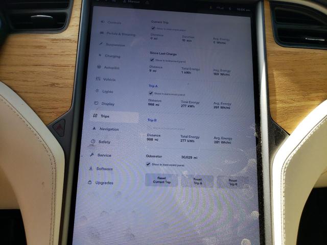 5YJSA1E22LF415123 - 2020 TESLA MODEL S Սպիտակ լուսանկար 9