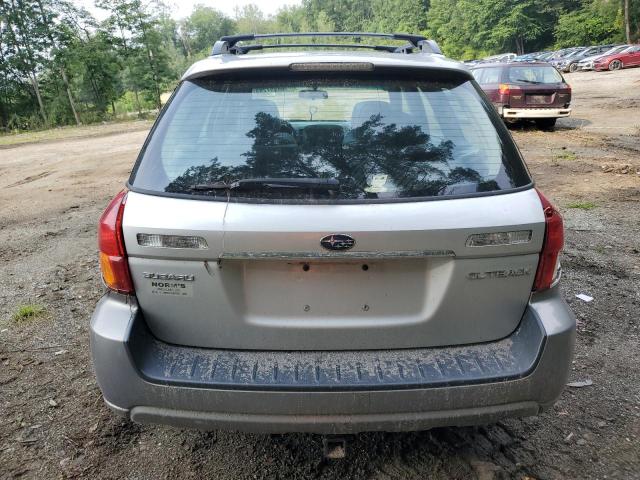 4S4BP62CX67361892 - 2006 SUBARU LEGACY OUTBACK 2.5I LIMITED SILVER photo 6