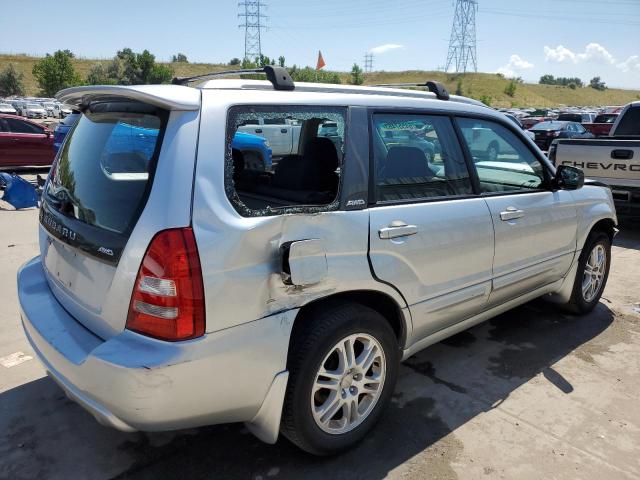 JF1SG69694H735703 - 2004 SUBARU FORESTER 2.5XT SILVER photo 3