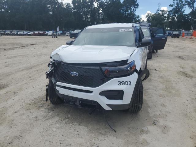 1FM5K8AB1SGA33903 - 2025 FORD EXPLORER POLICE INTERCEPTOR Weiß Foto 5