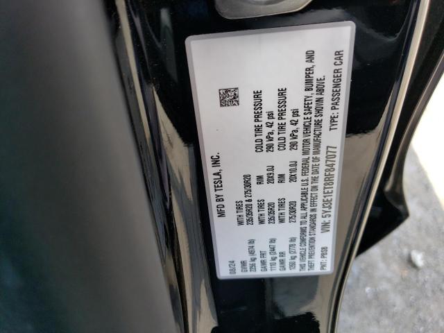 5YJ3E1ET8RF847077 - 2024 TESLA MODEL 3 Սև լուսանկար 12