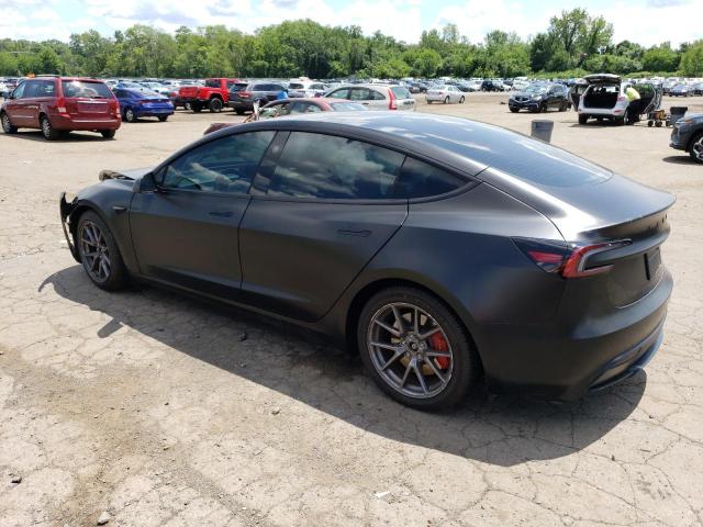 5YJ3E1ET8RF847077 - 2024 TESLA MODEL 3 Սև լուսանկար 2