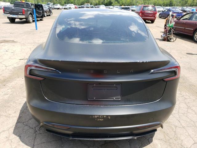 5YJ3E1ET8RF847077 - 2024 TESLA MODEL 3 Սև լուսանկար 6