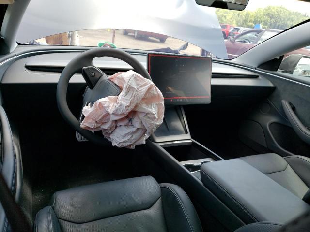 5YJ3E1ET8RF847077 - 2024 TESLA MODEL 3 Սև լուսանկար 8