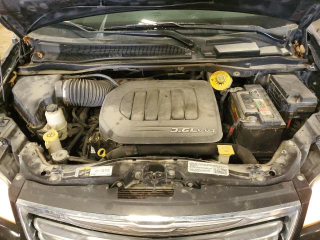 2C4RC1CG3ER409720 - 2014 CHRYSLER TOWN & COU TOURING L BLACK photo 12