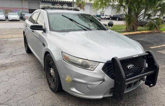 1FAHP2L84DG157870 - 2013 FORD TAURUS POLICE INTERCEPTOR GRAY photo 1