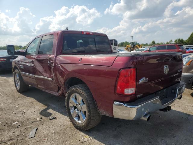 1C6RR7LT1JS191131 - 2018 RAM 1500 SLT Бордовий фото 2