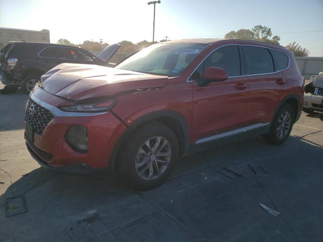 5NMS33AD6LH303520 - 2020 HYUNDAI SANTA FE SEL RED photo 1