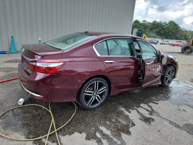 1HGCR3F99GA030758 - 2016 HONDA ACCORD TOURING 勃艮第红 照片 3