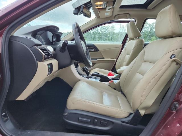 1HGCR3F99GA030758 - 2016 HONDA ACCORD TOURING 勃艮第红 照片 7