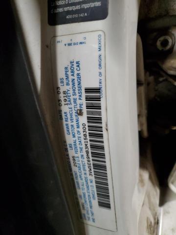 3VWSE69M83M158300 - 2003 VOLKSWAGEN JETTA GLS WHITE photo 20