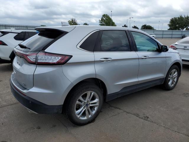 2FMTK4J87FBB46143 - 2015 FORD EDGE SEL SILVER photo 3