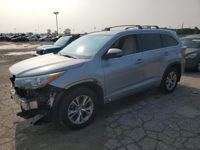 5TDJKRFH2FS177106 - 2015 TOYOTA HIGHLANDER XLE SILVER photo 1