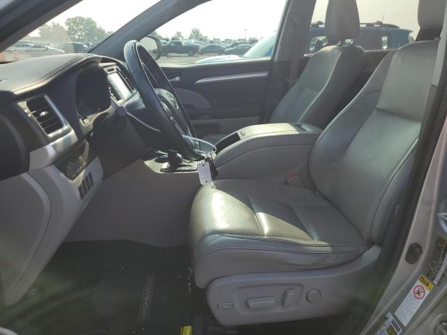 5TDJKRFH2FS177106 - 2015 TOYOTA HIGHLANDER XLE SILVER photo 7