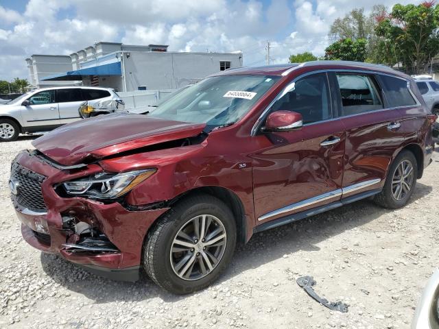 5N1DL0MN4LC525480 - 2020 INFINITI QX60 LUXE RED photo 1