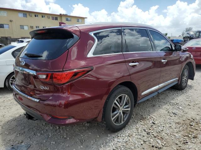 5N1DL0MN4LC525480 - 2020 INFINITI QX60 LUXE RED photo 3