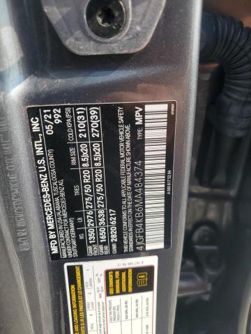 4JGFB4KB6MA484374 - 2021 MERCEDES-BENZ GLE 350 4MATIC CHARCOAL photo 13