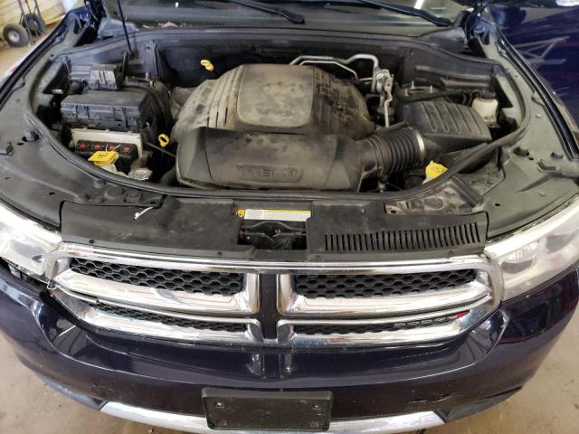 1C4SDJDT8DC565821 - 2013 DODGE DURANGO CREW BLUE photo 11