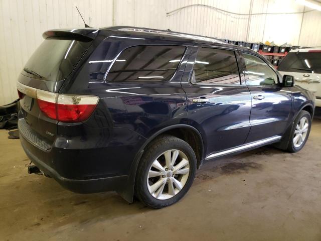 1C4SDJDT8DC565821 - 2013 DODGE DURANGO CREW BLUE photo 3