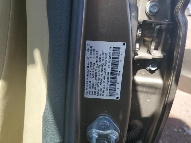 1HGCP2F42AA089307 - 2010 HONDA ACCORD LXP GOLD photo 12