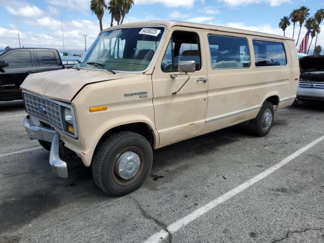 1FBJS31G8LHB61671 - 1990 FORD ECONOLINE E350 SUPER DUTY BROWN photo 1