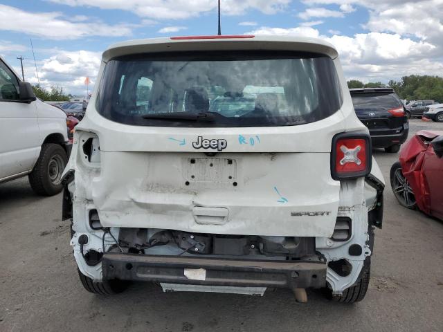 ZACNJAAB2LPL52985 - 2020 JEEP RENEGADE SPORT WHITE photo 6