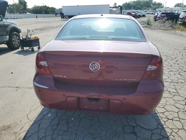 2G4WD562051207354 - 2005 BUICK LACROSSE CXL RED photo 6