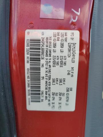 2A4GP54L66R802136 - 2006 CHRYSLER TOWN & COU TOURING 红色 照片 13