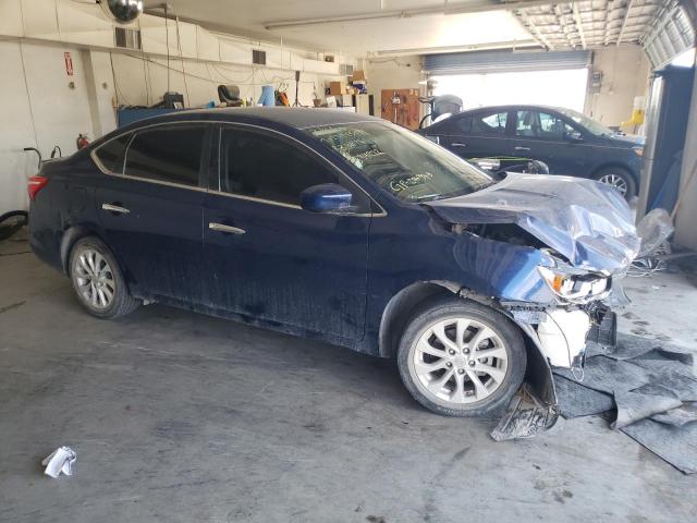 3N1AB7AP2KY230587 - 2019 NISSAN SENTRA S BLUE photo 4