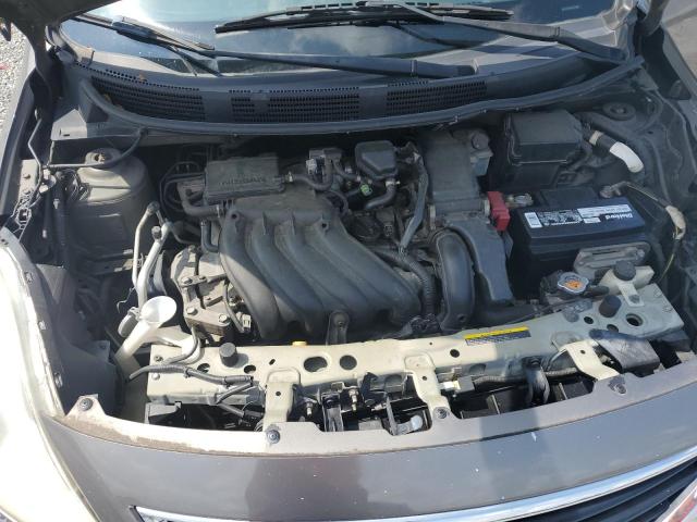 3N1CN7APXCL878600 - 2012 NISSAN VERSA S GRAY photo 11