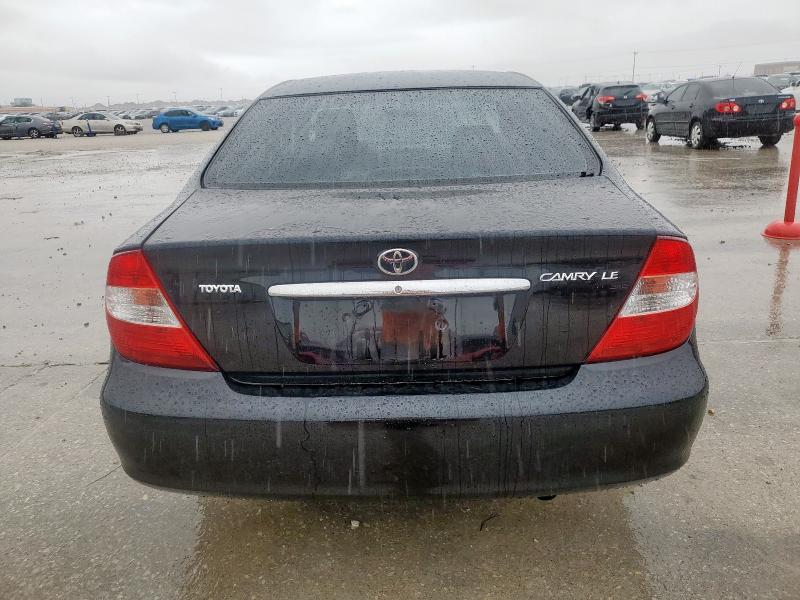 4T1BE32K84U286300 - 2004 TOYOTA CAMRY LE BLACK photo 6