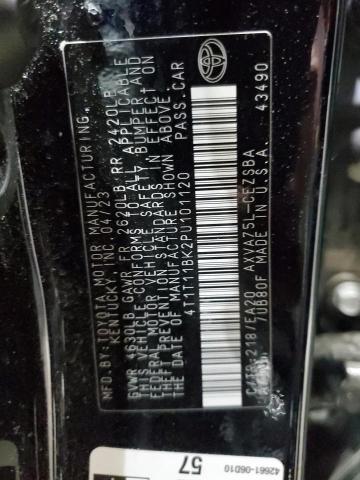 4T1T11BK2PU101120 - 2023 TOYOTA CAMRY SE NIGHT SHADE BLACK photo 13