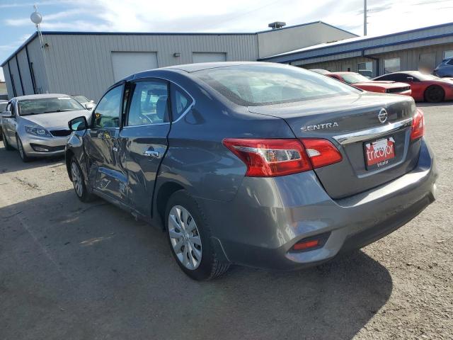 3N1AB7AP1KY426133 - 2019 NISSAN SENTRA S SILVER photo 2