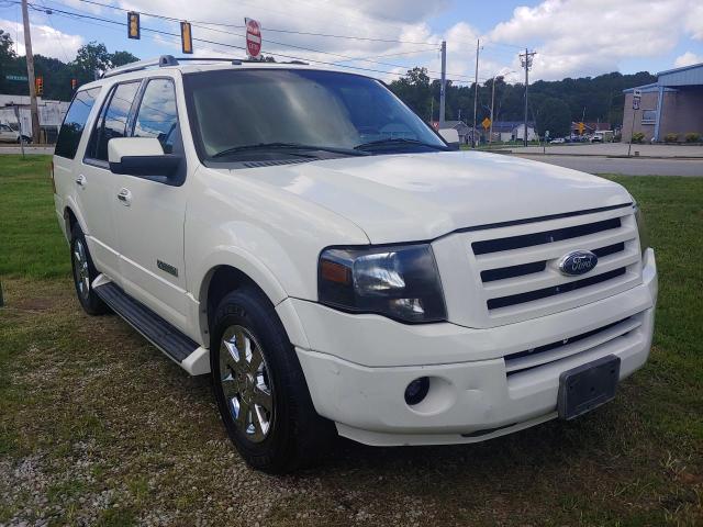 1FMFU19578LA74931 - 2008 FORD EXPEDITION LIMITED WHITE photo 1
