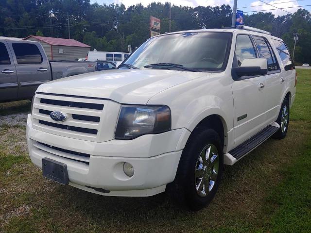 1FMFU19578LA74931 - 2008 FORD EXPEDITION LIMITED WHITE photo 2