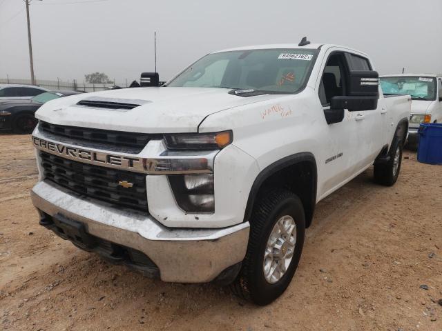 2GC1YNEY0N1201286 - 2022 CHEVROLET SILVERADO K2500 HEAVY DUTY LT WHITE photo 2