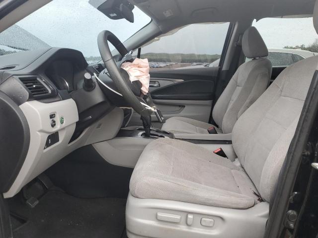 5FNYF6H39KB092507 - 2019 HONDA PILOT EX შავი ფოტო 7