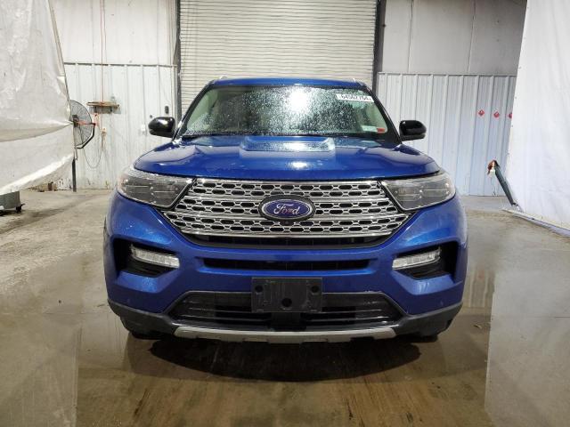 1FM5K8FW8LGA42353 - 2020 FORD EXPLORER LIMITED BLUE photo 5