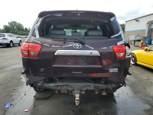 5TDDY5G16DS079361 - 2013 TOYOTA SEQUOIA PLATINUM BURGUNDY photo 6