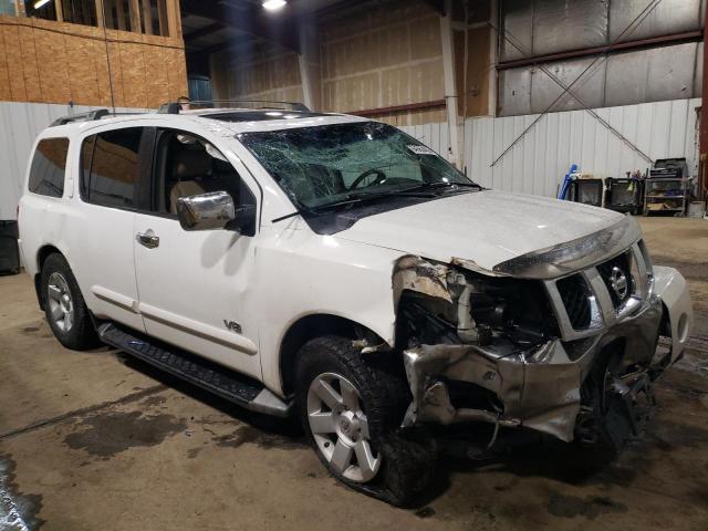 5N1AA08B75N718772 - 2005 NISSAN ARMADA SE WHITE photo 4