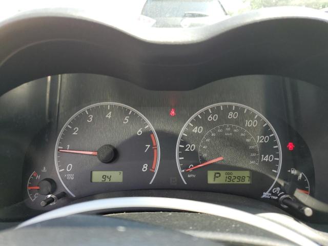 2T1BU4EE0CC855266 - 2012 TOYOTA COROLLA BASE Schwarz Foto 9