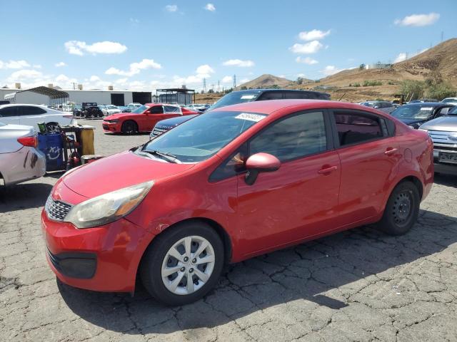 KNADM4A38E6394841 - 2014 KIA RIO LX RED photo 1