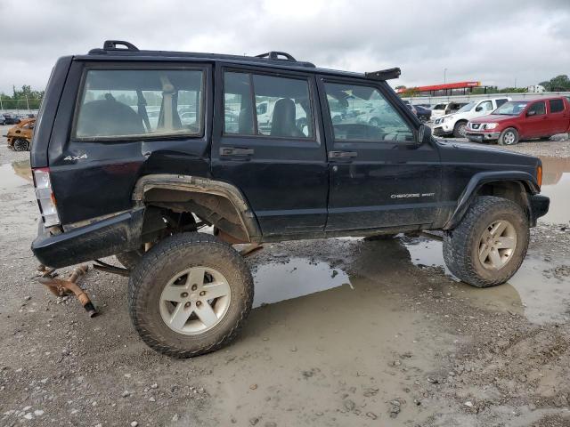 1J4FF48S9YL192495 - 2000 JEEP CHEROKEE SPORT BLACK photo 3