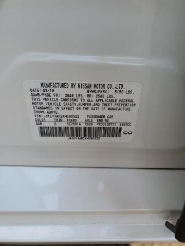 JN1EV7AR2KM590522 - 2019 INFINITI Q50 LUXE 白色 照片 12