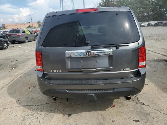 5FNYF4H59CB028314 - 2012 HONDA PILOT EXL GRAY photo 6