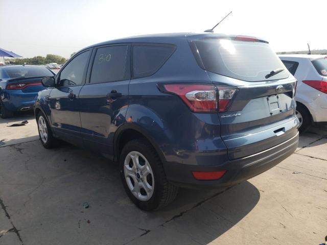 1FMCU0F70JUA09258 - 2018 FORD ESCAPE S BLUE photo 2